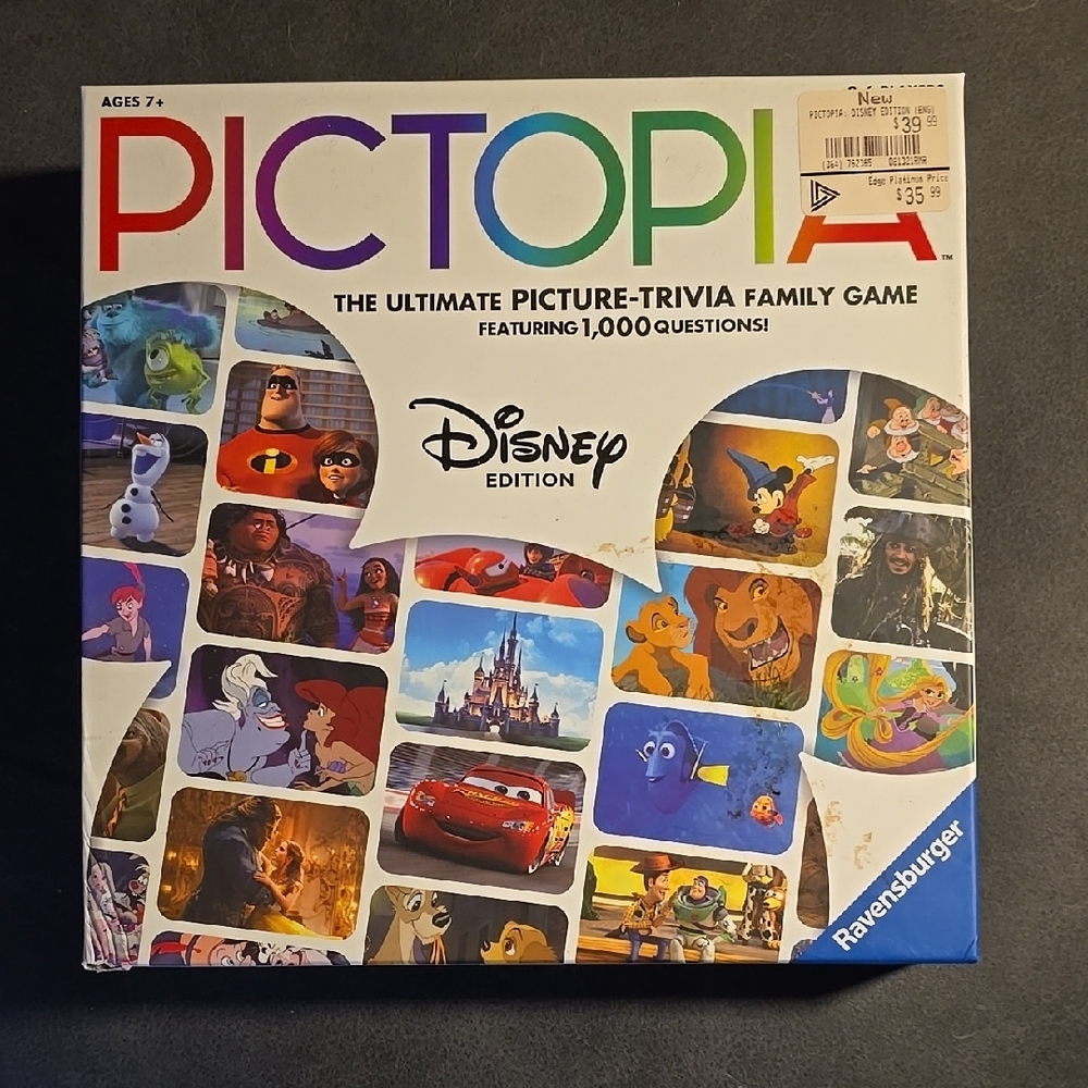 Ravensburger Disney Pictopia Trivia Game - Multicolor